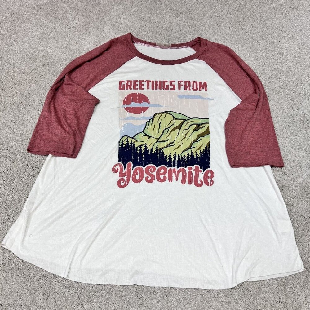 Wst Cst T-Shirt Multicolored 3/4 Sleeve Women’s Size Medium